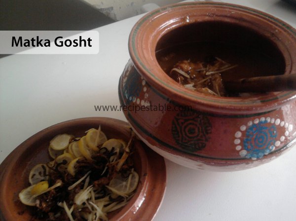 Matka Gosht Recipe