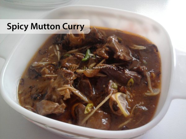 Spicy Mutton Curry Recipe