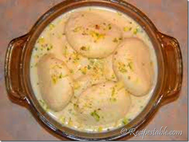 Rasmalai recipe by Chef Tahir Chaudhry