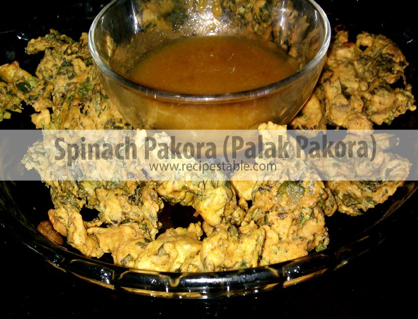 Spinach Pakora (Palak Pakora) Recipe