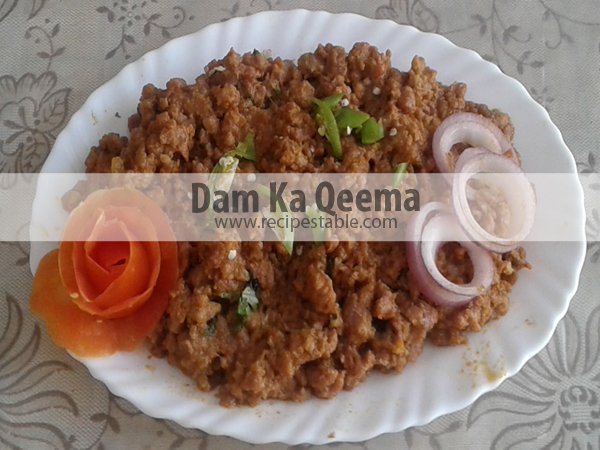 Dum Ka Qeema Recipe