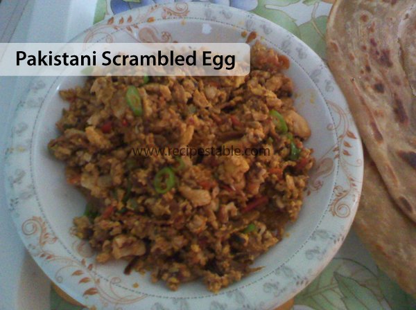 Pakistani Scrambled Egg Recipe