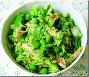 Minty Rice Salad