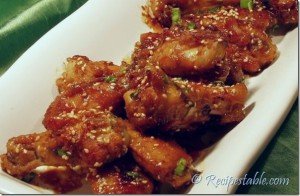 Sesame Chicken Wings