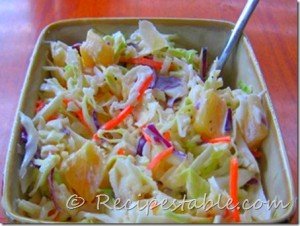 pineapple coleslaw recipe