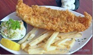 Fried Chicken and Potatoes