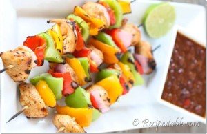 Light Chicken Kabobs