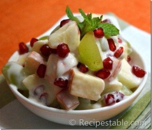 mixed fruit raita recipe