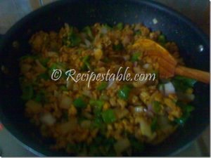 Capsicum with qeema