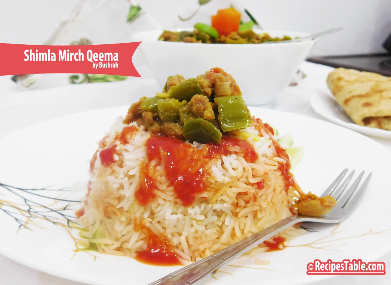 Shimla Mirch Qeema (Mince with capsicum)