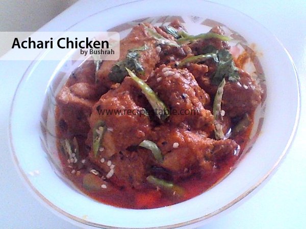 Achari Chicken Recipe