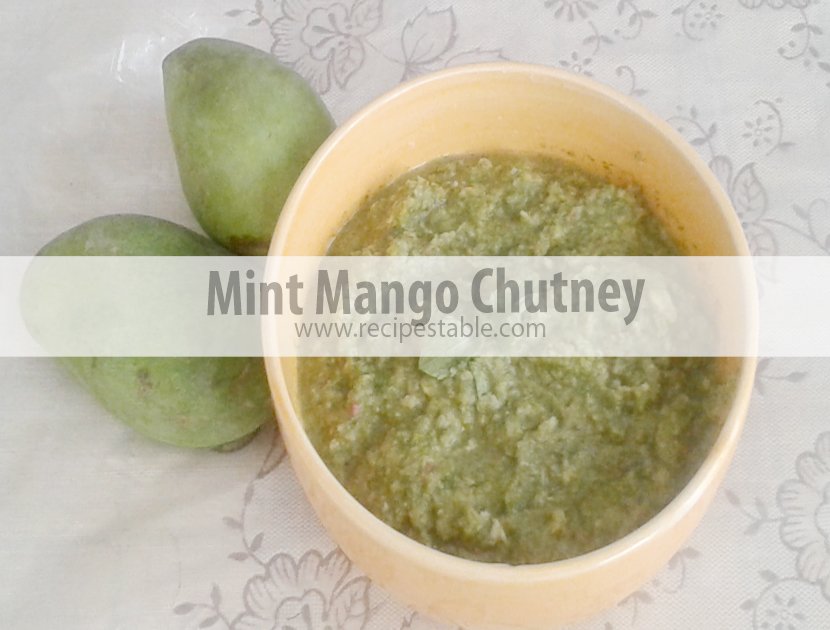 Mint Mango Chutney Recipe