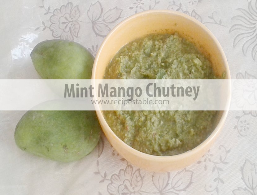 Mint Mango Chutney Recipe