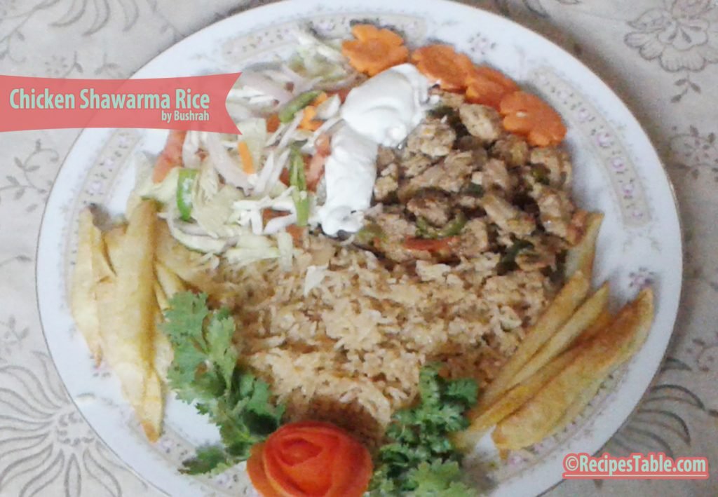 Chicken Shawarma Rice Recipe