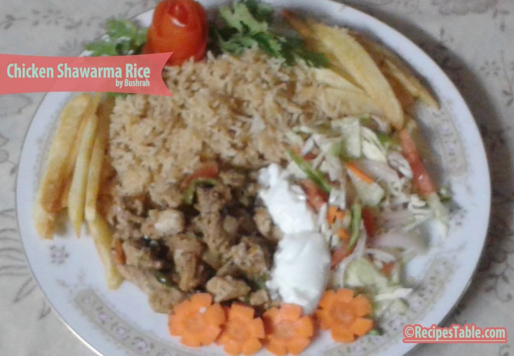 Chicken Shawarma Rice recipe