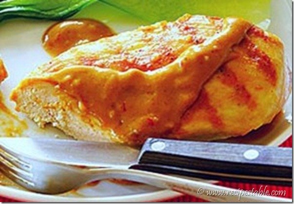 Grilled Peanut Chicken recipe