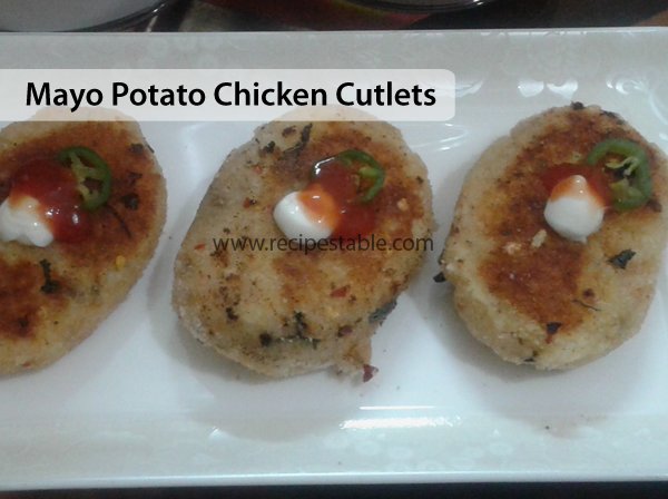 Mayo Potato Chicken Cutlets Recipe