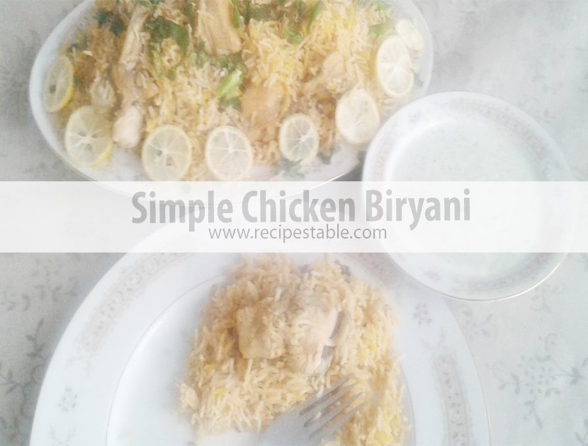 Simple Chicken Biryani Recipe