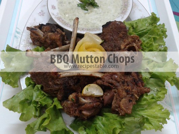 BBQ Mutton Chops Recipe