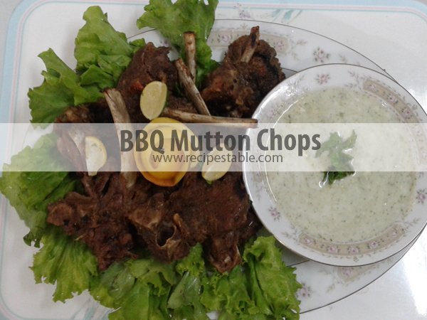 BBQ Mutton Chops Recipe