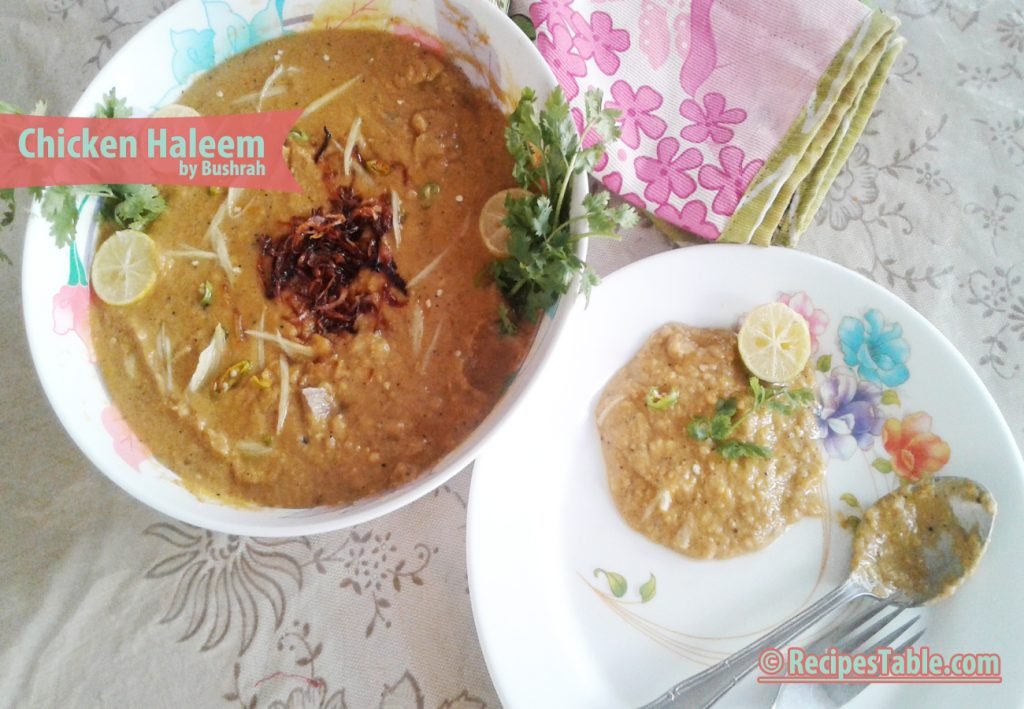 Chicken Haleem recipe