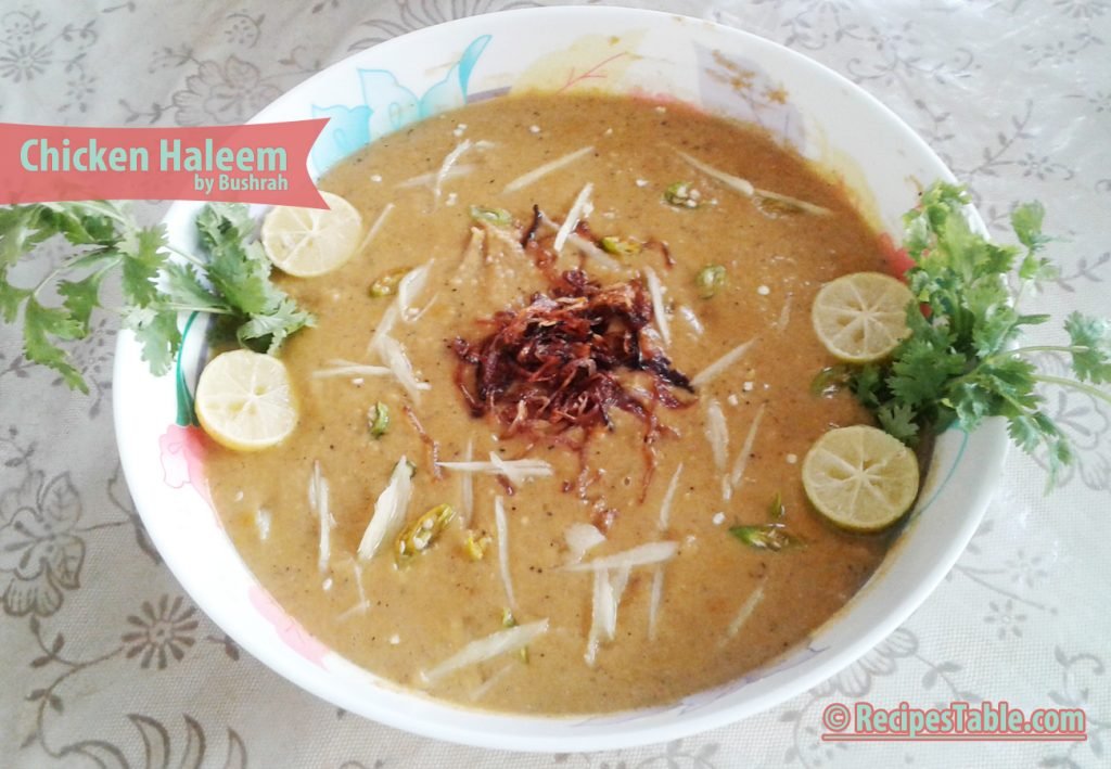 Chicken Haleem recipe