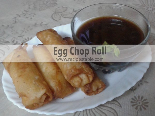 Egg Chop Roll Recipe