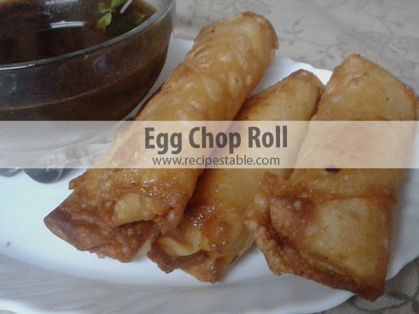 Egg Chop Roll Recipe