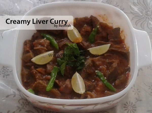Creamy Liver Curry Recipe