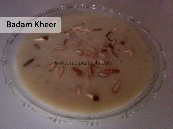 Badam Kheer Recipe