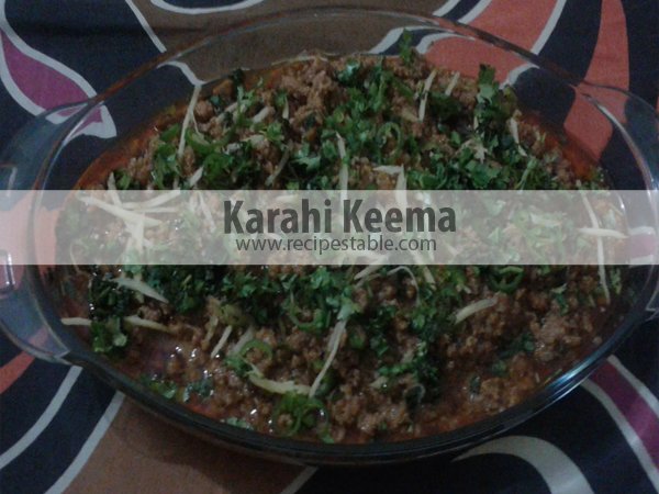 Karahi Keema Recipe