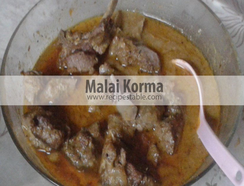 Malai Korma Recipe