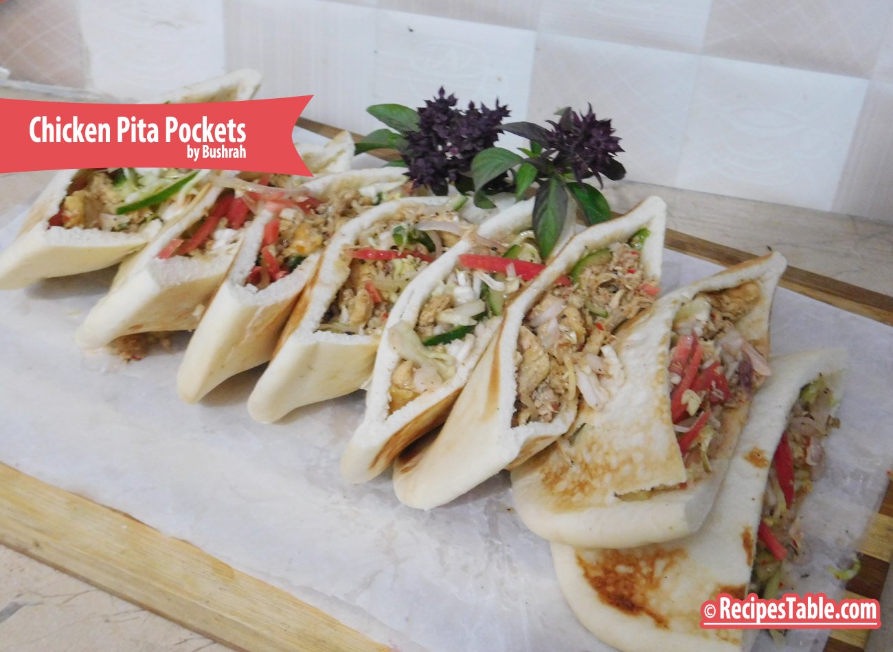 Chicken Pita Pockets recipe