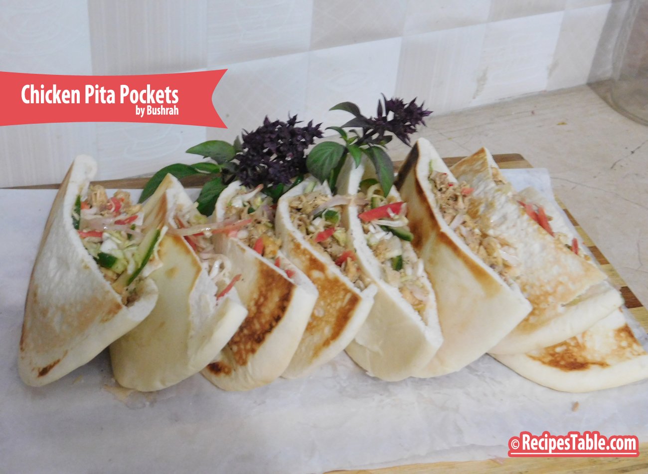 Photo: Chicken Pita Pockets