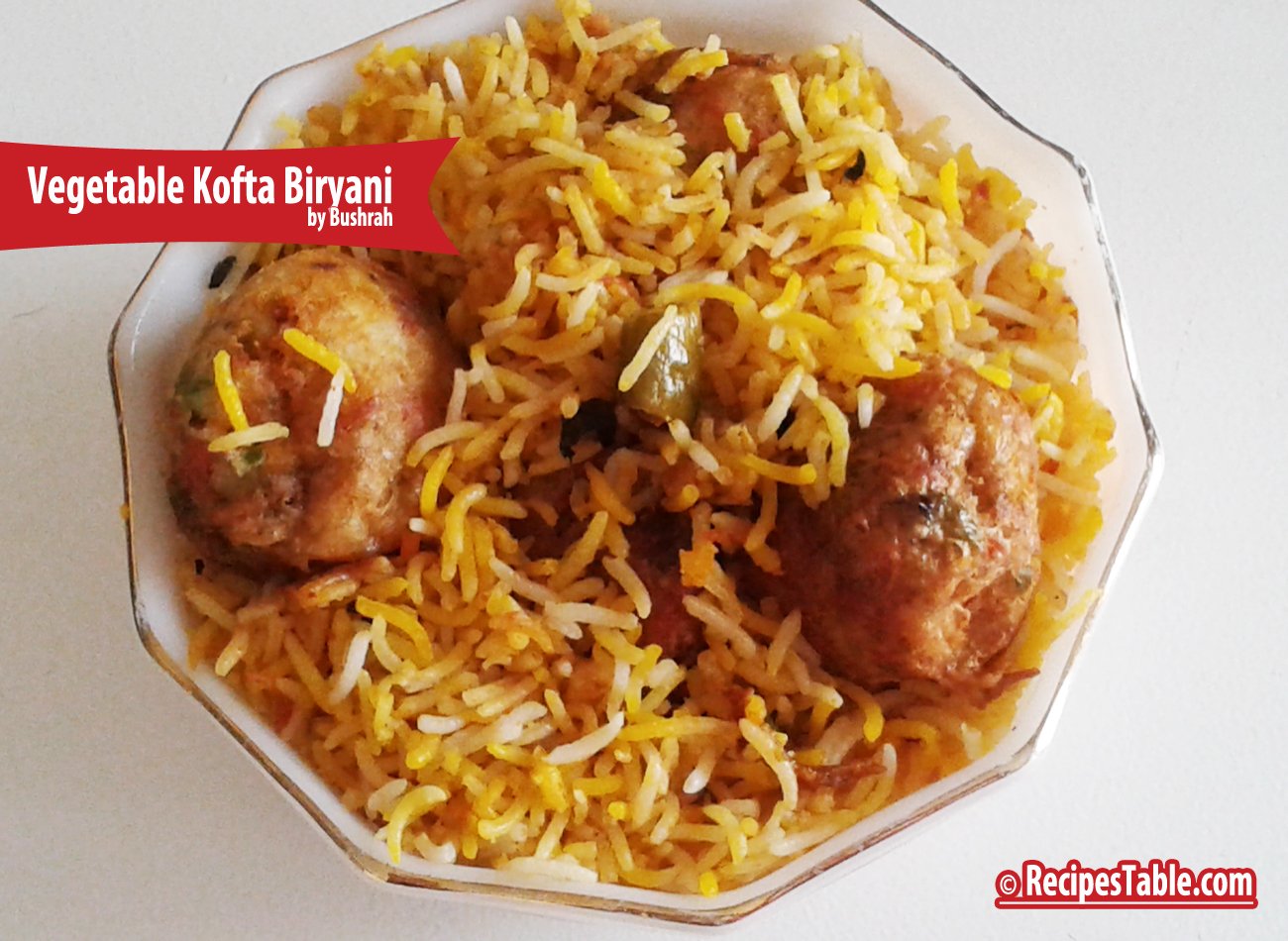 Vegetable Kofta Biryani Recipe