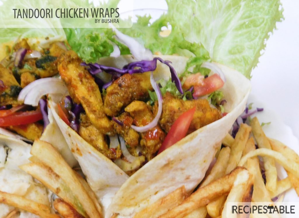 Tandoori Chicken Wraps Recipe