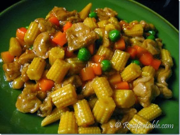 Baby Corn Masala recipe