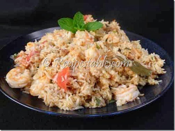 Prawn Pulao Recipe