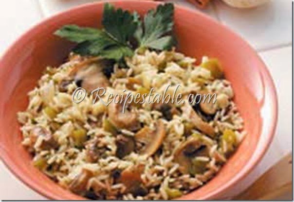 Spicy Mushroom Rice Recipe