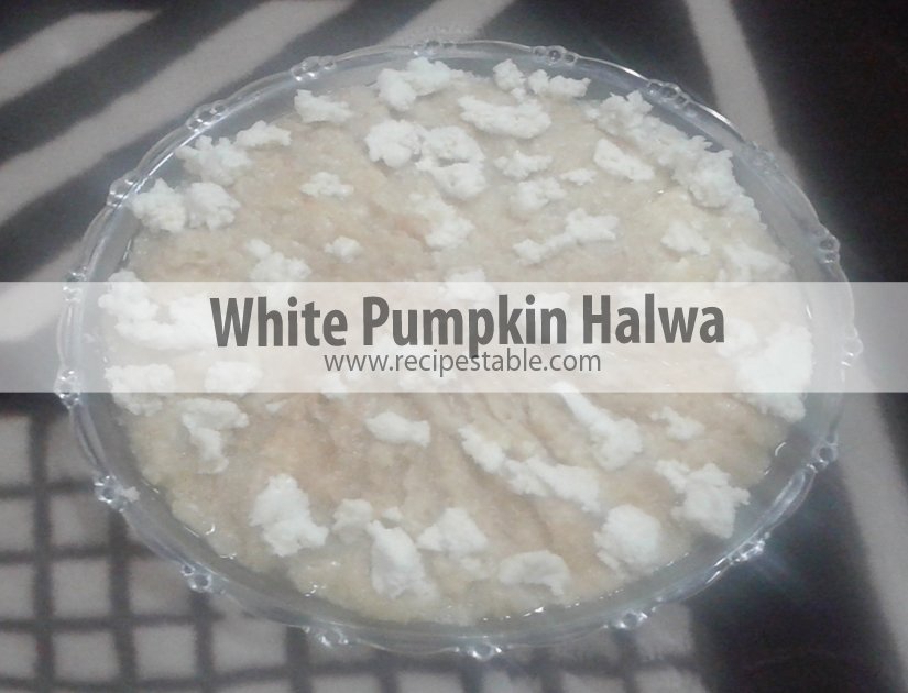 White Pumpkin Halwa Recipe
