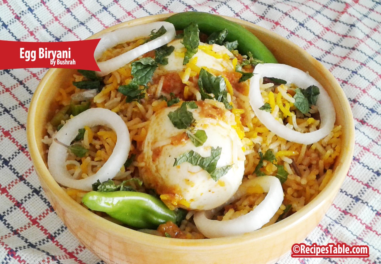 Egg Biryani Recipe