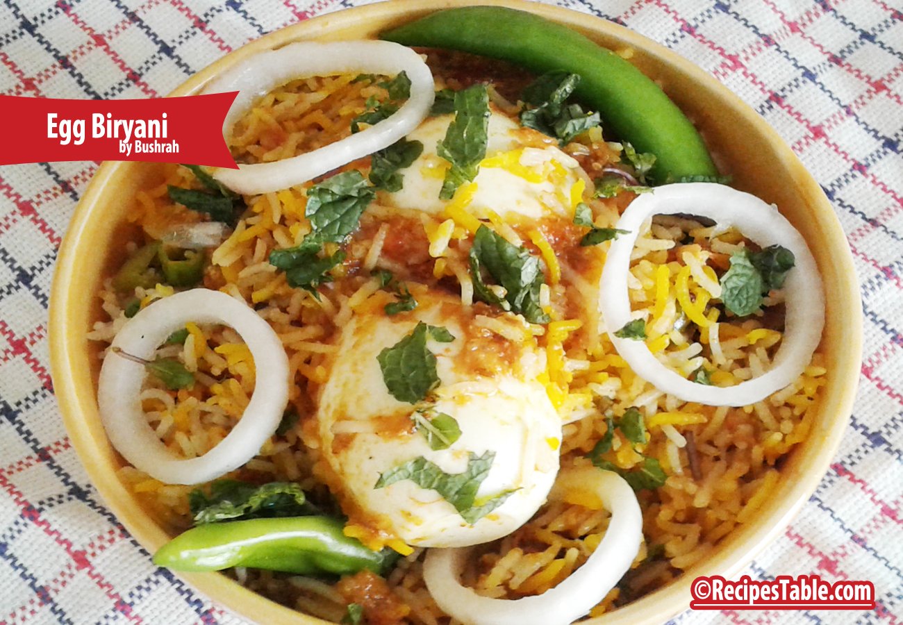 Egg Biryani recipe