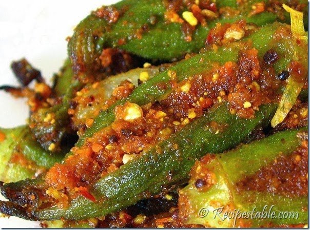 Achari Bhindi recipe