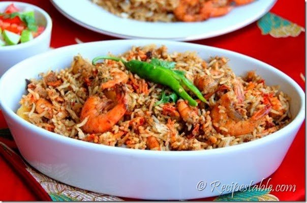 prawn biryani recipe