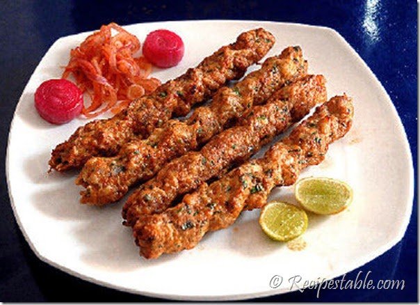 Chicken Dhaga Kabab recipe