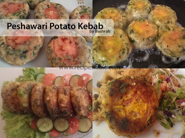Peshawari Potato Kebab Recipe