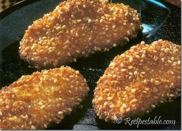 sesame chicken pakora recipe