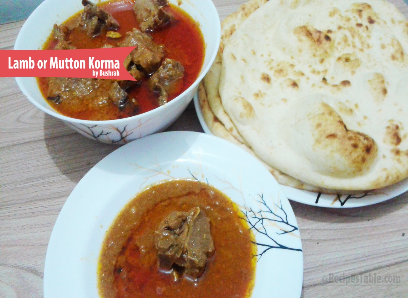 Lamb Mutton Korma recipe