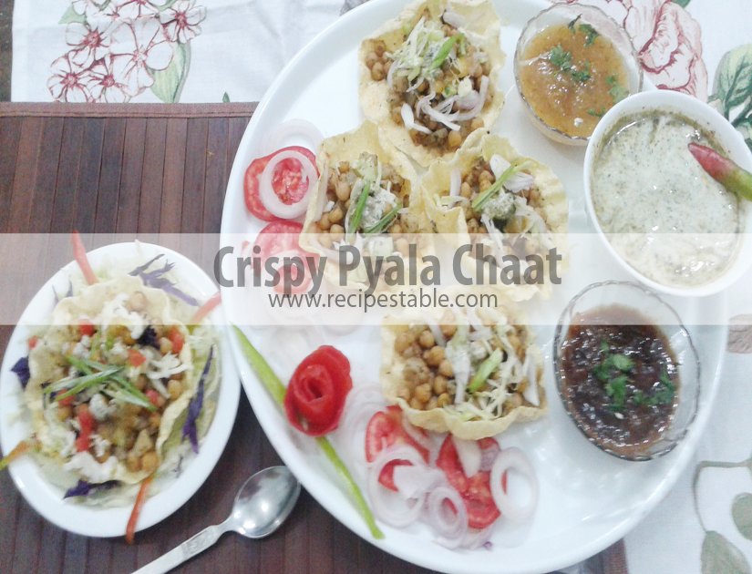 Crispy Pyala Chaat Recipe