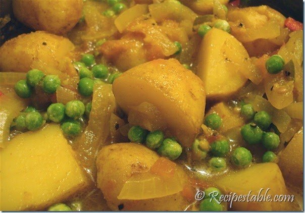 Potato Peas Curry Recipe